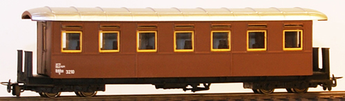 Ferro Train 701-410 - Austrian ÖBB B4iho/s 3210  7 windows,sheet metal sides